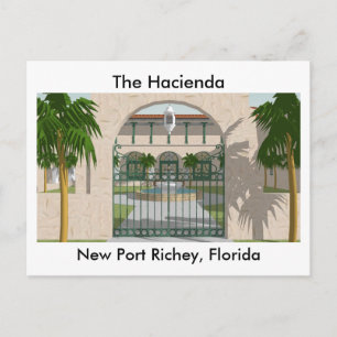 Das Hacienda Hotel: New Port Richey FL: Postkarte