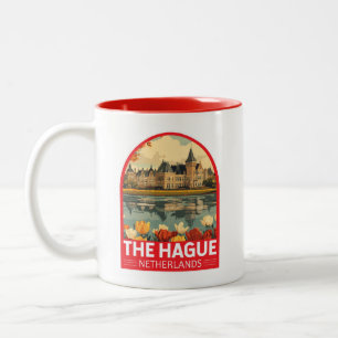Das hager Niederländische Reisemarkt Zweifarbige Tasse