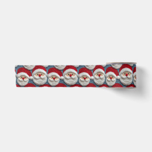 Das Häkelmuster des Weihnachtsmanns Satinband