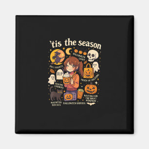 Das Halloween-Anime-Icons-Design der Saison Magnet