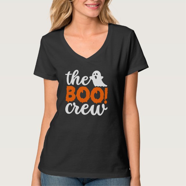 Das Halloween der Boo-Crew T-Shirt (Vorderseite)
