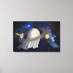Das Halloween-Illustration eines Künstlers Leinwanddruck
