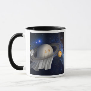 Das Halloween-Illustration eines Künstlers Tasse