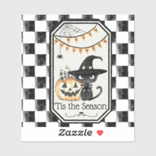 "Das Halloween-Karton der Saison Aufkleber