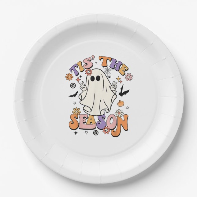 Das Halloween-Party der Saison ist ein witziger Mi Pappteller (Vorderseite)
