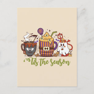 "Das Halloween-Pokaltrio der Saison Postkarte