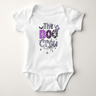 Das Halloween-Schwarz der Boo-Crew Baby Strampler