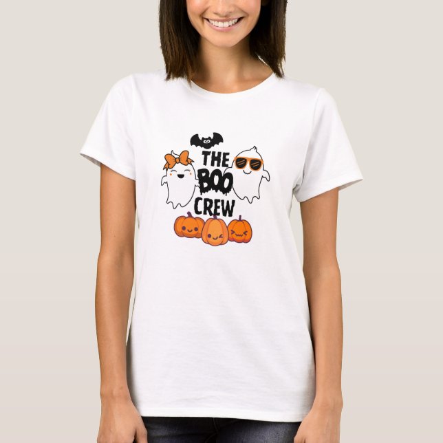 Das Halloween-Shirt der BOO-Crew T-Shirt (Vorderseite)