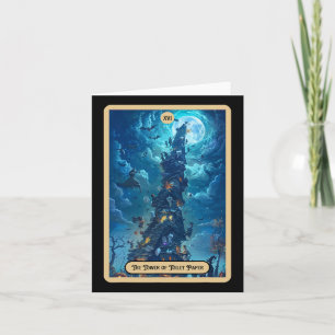 Das Halloween-Tarot des Toilettenpapierturms (der Karte