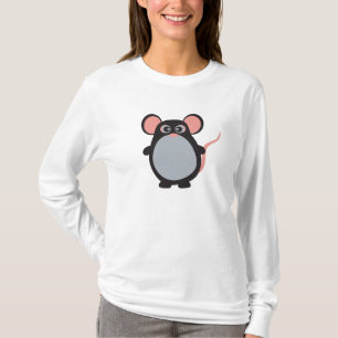 Das Hanes der *Womens langer Hülsen-Nano-T - T-Shirt
