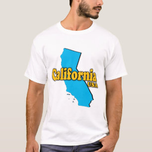 Das Hanes Männer Kaliforniens USA hoher T - Shirt