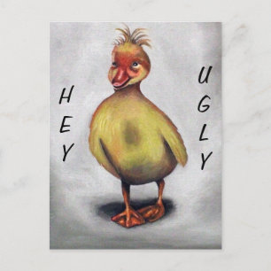 Das hässliche Duckling Postkarte