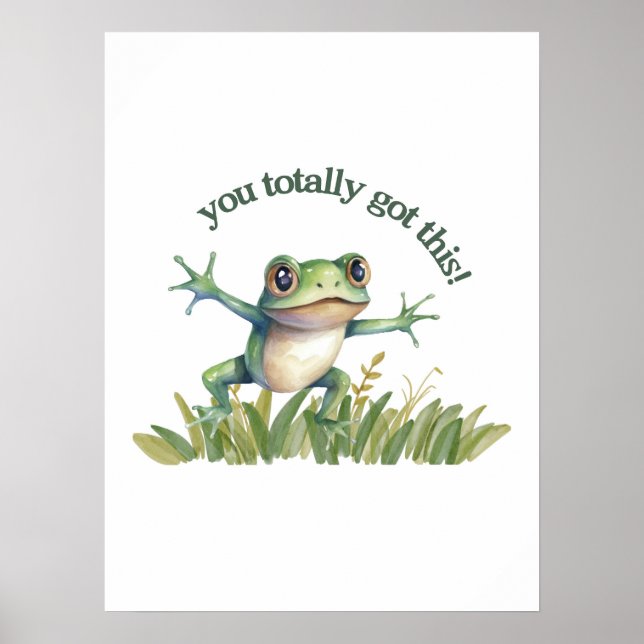 Das hast du ganz Got! Hochwertiges Poster-Papier ( Poster (Vorne)
