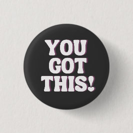 Das hast du Got! | Spielerisch schwarze Emo Inspir Button