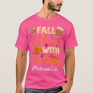 Das Hauptleben sinkt in Liebe mit dem Lehren und d T-Shirt