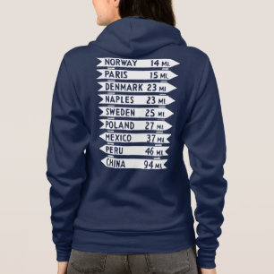 Das Hauptschild der Ol's Dunkle Zip Hoodie