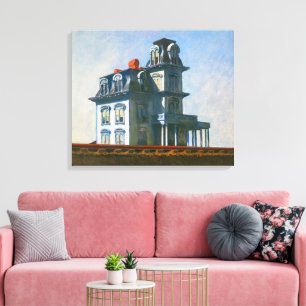 Das Haus am Eisenbahngleis Edward Hopper Leinwanddruck