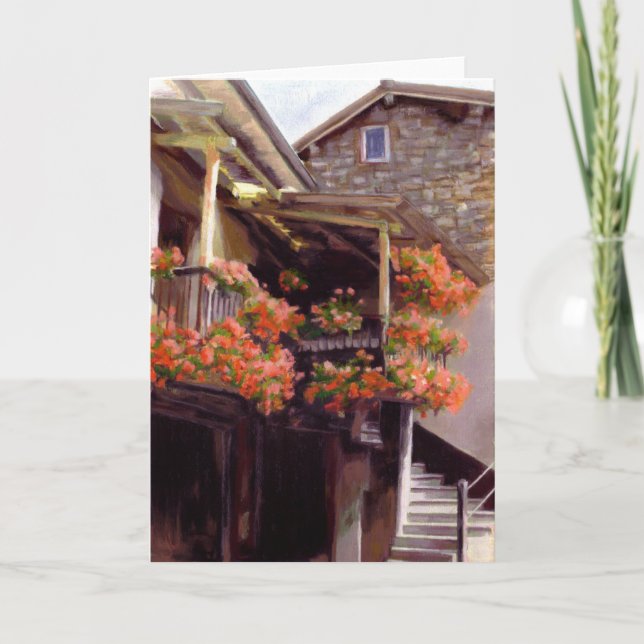 Das Haus der Blumen Karte (Vorderseite)