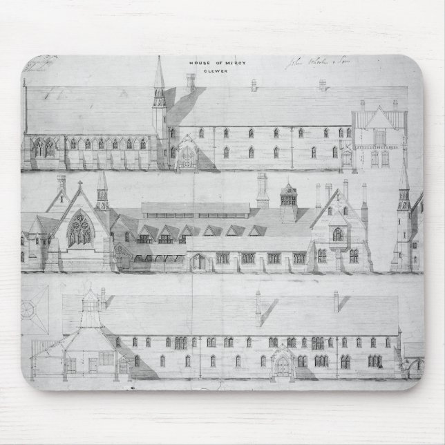 Das Haus der Gnade, Clewer, c.1853 Mousepad (Vorne)