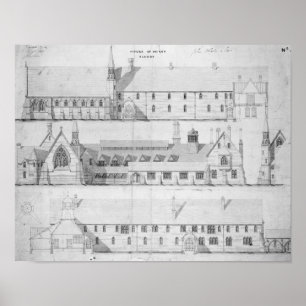 Das Haus der Gnade, Clewer, c.1853 Poster