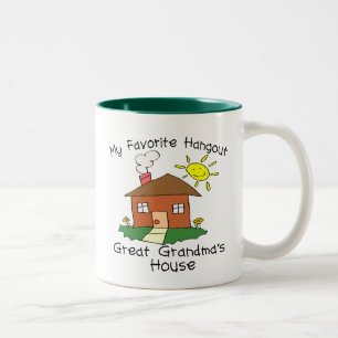 Das Haus der Lieblingstreffpunkt-großen Großmutt Zweifarbige Tasse