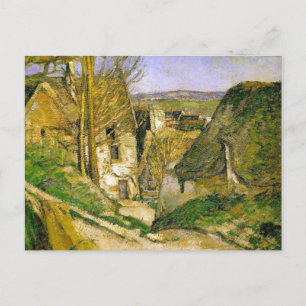Das Haus des Gehängten von Paul Cezanne Postkarte