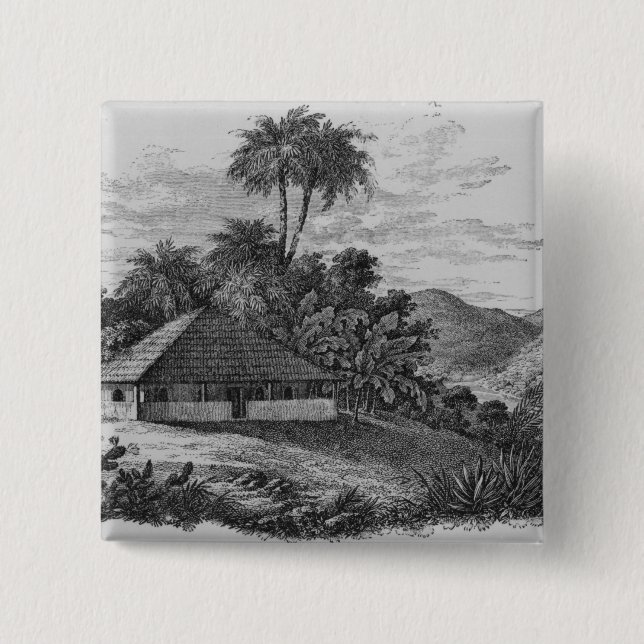 Das Haus eines Pflanzers in Brasilien Button (Vorderseite)