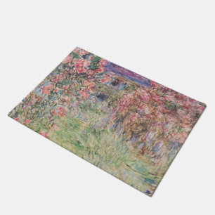 Das Haus in den Rosen - Claude Monet Fußmatte