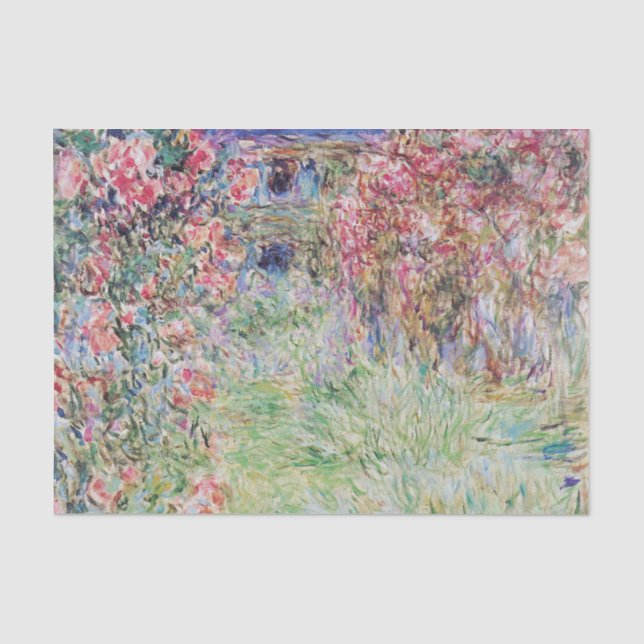 Das Haus in der Rose von Claude Monet, Seidenpapier (Vorderseite)