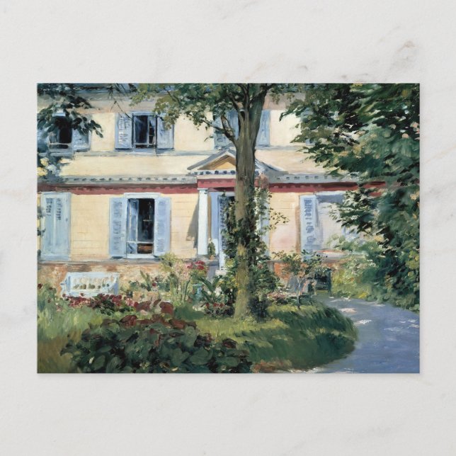 Das Haus in Rueil | Édouard Manet Postkarte (Vorderseite)