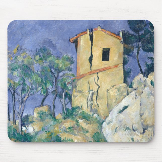 Das Haus mit knackigen Mauern Paul Cezanne Post Im Mousepad (Vorne)