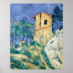 Das Haus mit knackigen Mauern Paul Cezanne Post Im Poster