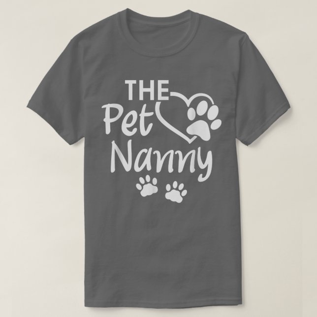 Das Haustier-Kindermädchen sitzt Haustier-Watchest T-Shirt (Design vorne)