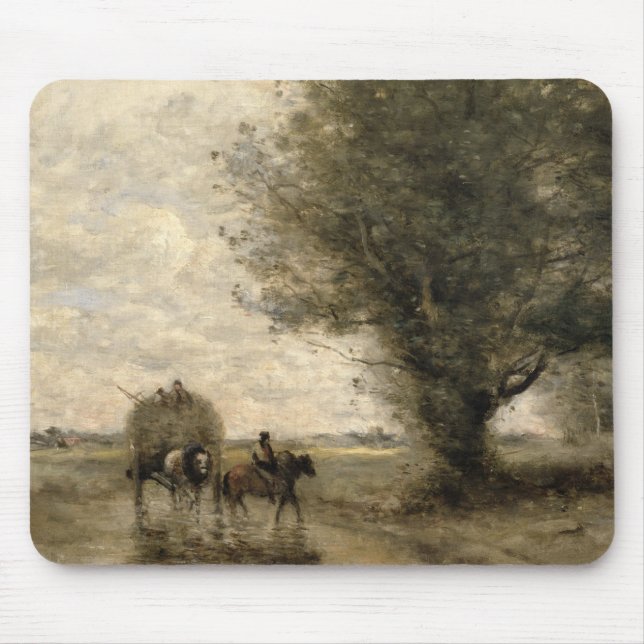 Das Haycart, C. 1860 Mousepad (Vorne)