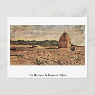 Das Haystack von Giovanni Fattori Postkarte