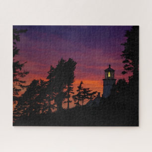 Das Heceta Head Lighthouse an der Küste von Oregon