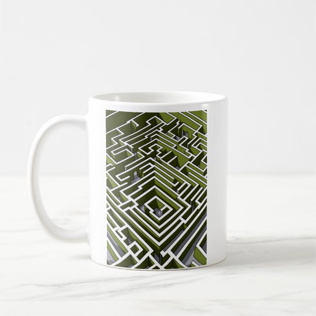 Das Hedgelabyrinth Kaffeetasse (Links)