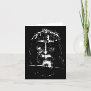 Das Heilige Antlitz Grabtuch von Turin Jesus Chris Karte