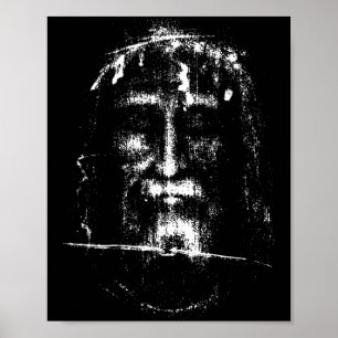Das Heilige Antlitz Grabtuch von Turin Jesus Chris Poster