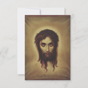 Das Heilige Antlitz Jesu Heilige Karte   Vaterunse