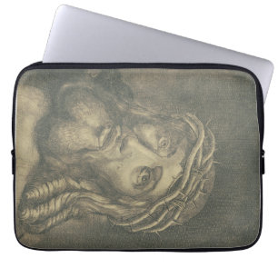 Das Heilige Antlitz Jesu Monochrome Kunst Laptopschutzhülle