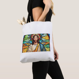 Das heilige Gesicht der Jakobsmuschel Tasche