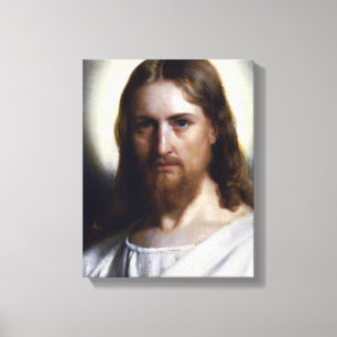 Das heilige Gesicht Jesu-Bekenntnisbildes. Leinwanddruck
