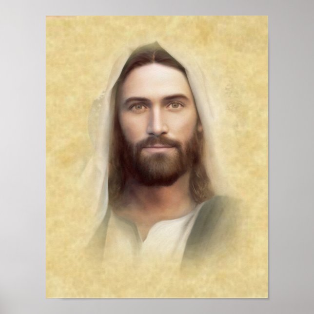 Das heilige Gesicht Jesu-Bekenntnisbildes. Poster (Vorne)