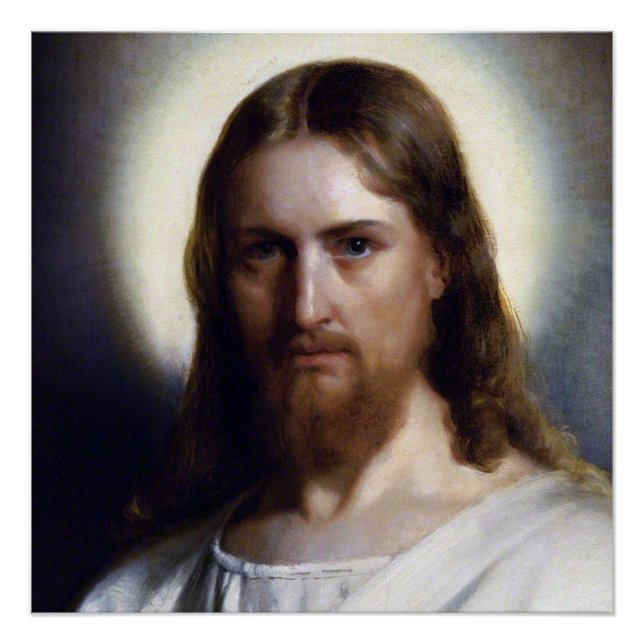 Das heilige Gesicht Jesu-Bekenntnisbildes. Poster (Vorderseite)