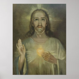 Das heilige Herz Jesu-Begeisterungsposter Poster