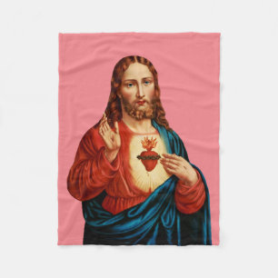 Das heilige Herz Jesu Fleecedecke