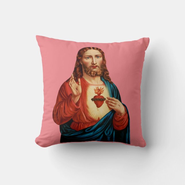 Das heilige Herz Jesu Kissen (Vorderseite)