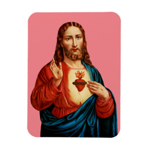 Das heilige Herz Jesu Magnet
