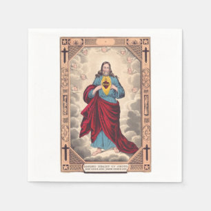 Das Heilige Herz Jesu Serviette